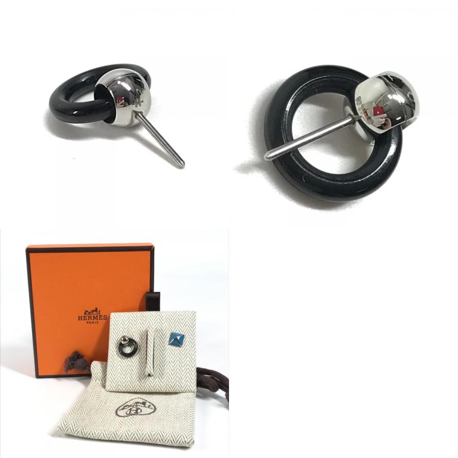 新品同様 HERMES エルメス メドールXO メドール XO アクセサリー ピアス ブルー ユニセックス【中古】 | HERMES | 09