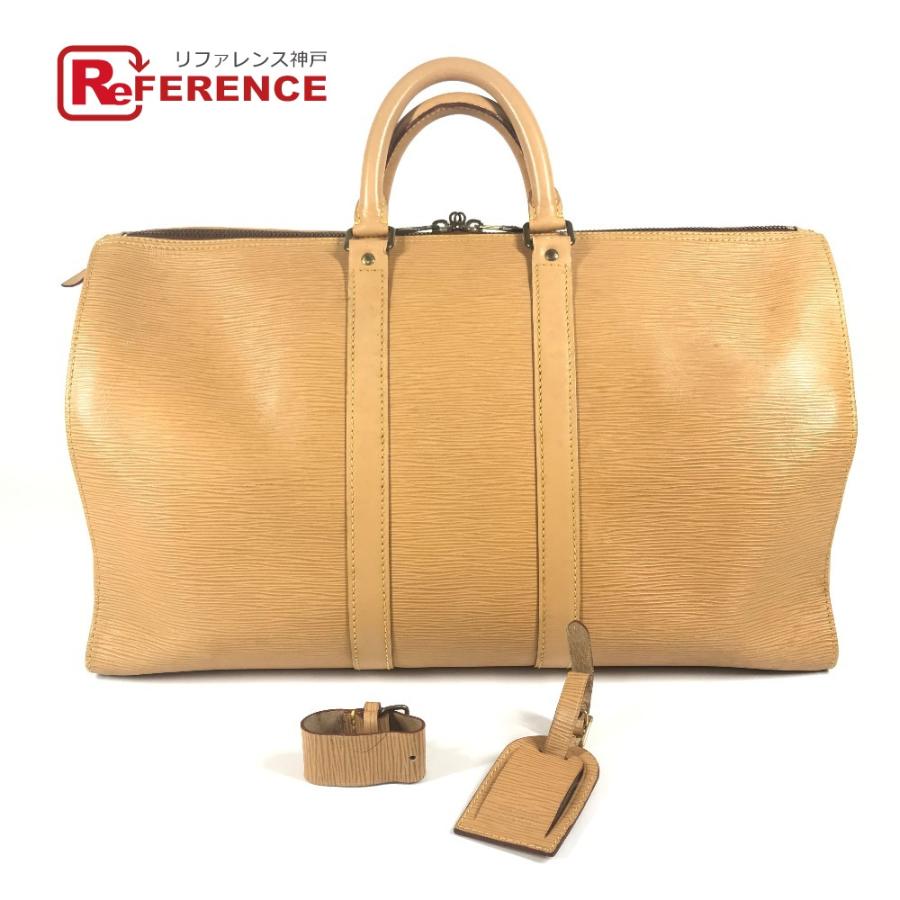 LOUIS VUITTON ルイヴィトン M42976  キーポル45 旅行バッグ トラベルバッグ エピ ボストンバッグ ウィニペグベージュ ベージュ【中古】 | LOUIS VUITTON