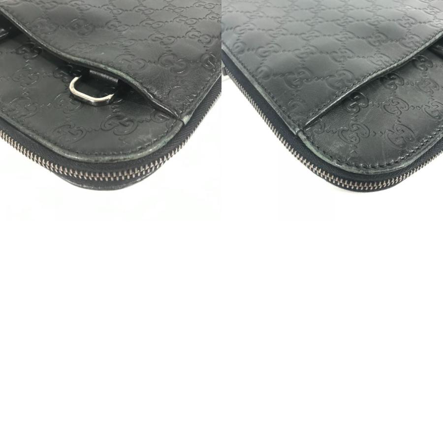 GUCCI グッチ 152604  グッチシマ GG ロゴ ビジネスバッグ カバン トートバッグ ハンドバッグ 書類バッグ ブリーフケース ブラック【中古】 | GUCCI | 09