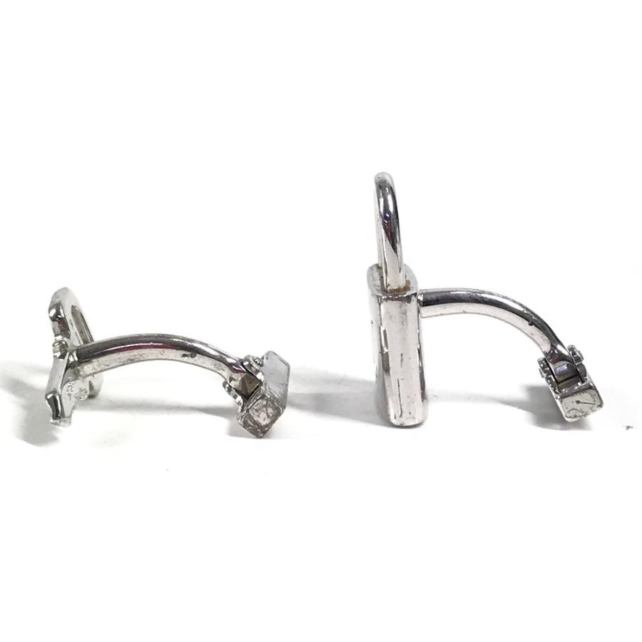 LOUIS VUITTON ルイヴィトン  M64600  ブトン ドゥ マンシェット・カデナ エ クレ アクセサリー ダミエケース付き カフス シルバー【中古】 | LOUIS VUITTON | 01