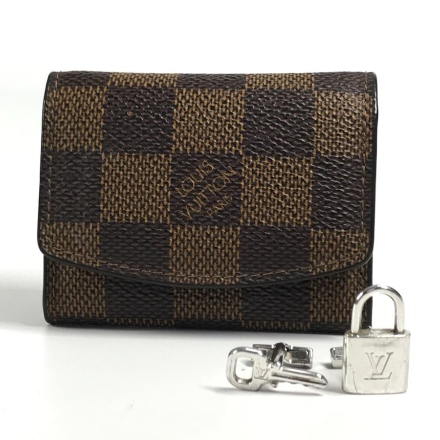 LOUIS VUITTON ルイヴィトン  M64600  ブトン ドゥ マンシェット・カデナ エ クレ アクセサリー ダミエケース付き カフス シルバー【中古】 | LOUIS VUITTON | 06