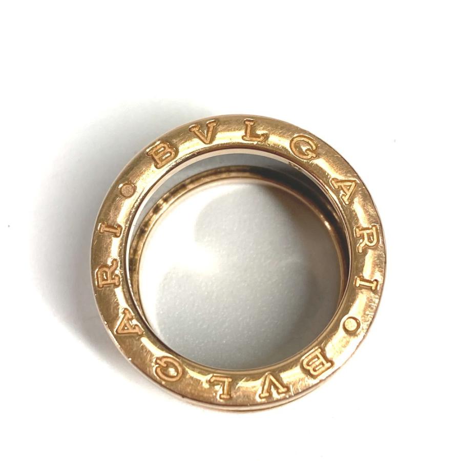 BVLGARI ブルガリ ビーゼロワン B-ZERO1 アクセサリー ゴールド 金 3バンド リング・指輪 ブラック ユニセックス【中古】 | BVLGARI | 01