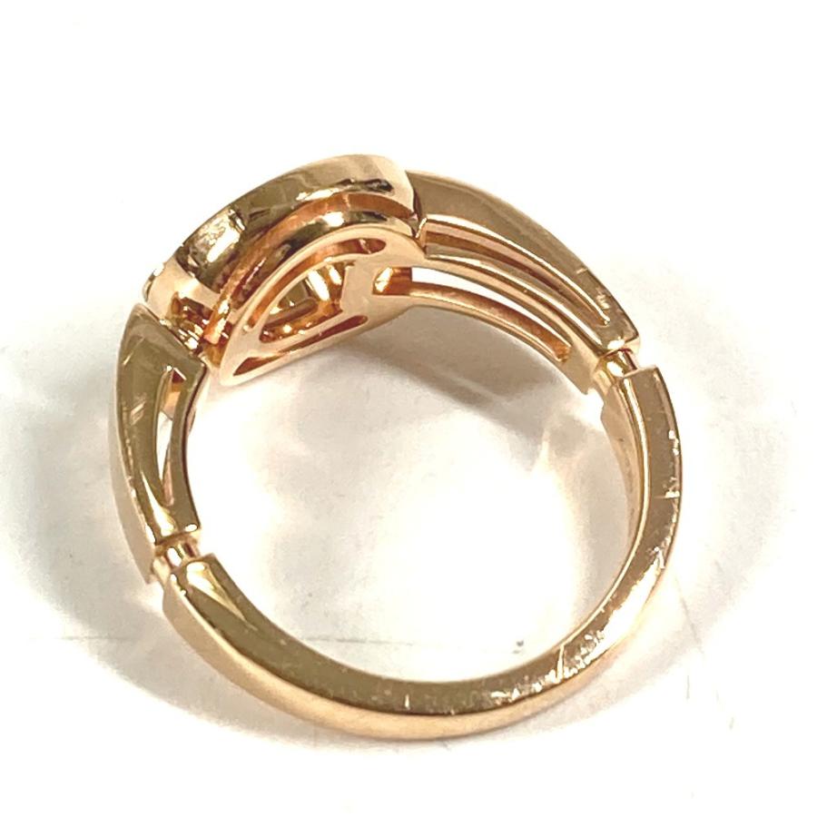 BVLGARI ブルガリ オープンワーク ブルガリブルガリ ロゴ アクセサリー マザーオブパール ダイヤ リング・指輪 ピンクゴールド 【中古】 | BVLGARI | 08