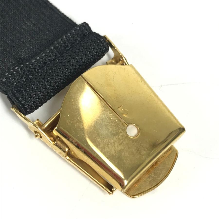 CHANEL シャネル アームバンド 1つのみ 袖止め ロゴ ヴィンテージ ベルト ブラック レディース【中古】 | CHANEL | 07