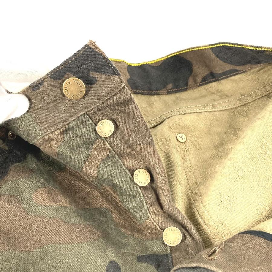 LOUIS VUITTON ルイヴィトン カモフラージュ 迷彩 デニムトラッカー アパレル SUPREME シュプリーム デニムパンツ グリーン メンズ【中古】 | LOUIS VUITTON | 06