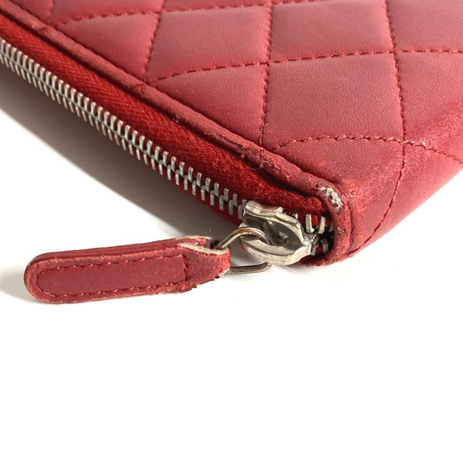 CHANEL シャネル CC ココマーク ロゴ キルティング ポーチ ラウンドファスナー アイパッドケース アップル apple  タブレット【中古】 | CHANEL | 06