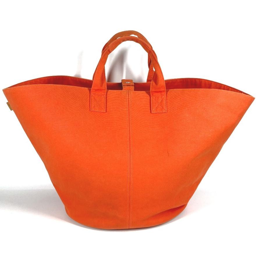 HERMES エルメス パニエドプラージュGM  トートバッグ ショルダーバッグ ポーチ付き ボストンバッグ ハンドバッグ オレンジ 【中古】 | HERMES | 01