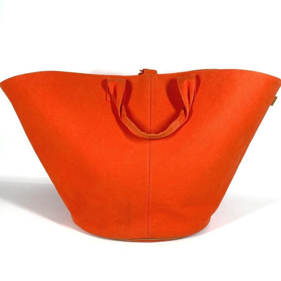 HERMES エルメス パニエドプラージュGM  トートバッグ ショルダーバッグ ポーチ付き ボストンバッグ ハンドバッグ オレンジ 【中古】 | HERMES | 02