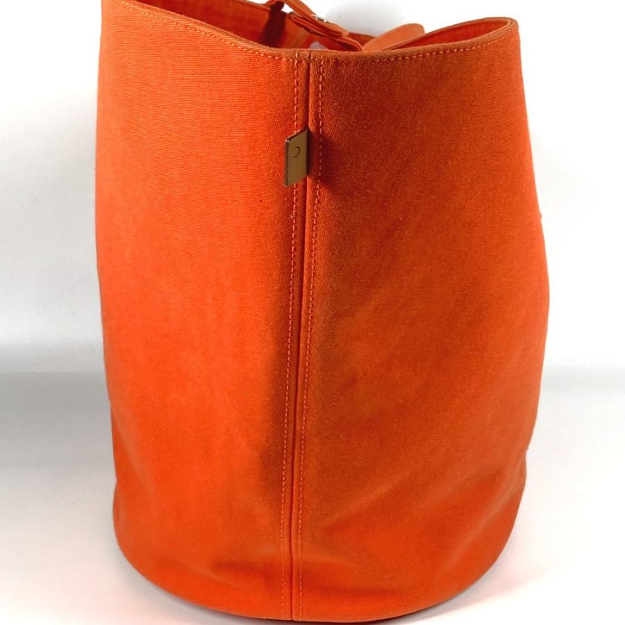 HERMES エルメス パニエドプラージュGM  トートバッグ ショルダーバッグ ポーチ付き ボストンバッグ ハンドバッグ オレンジ 【中古】 | HERMES | 06