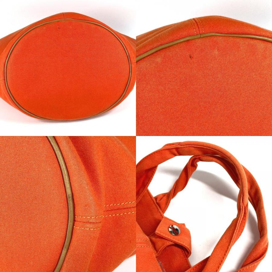 HERMES エルメス パニエドプラージュGM  トートバッグ ショルダーバッグ ポーチ付き ボストンバッグ ハンドバッグ オレンジ 【中古】 | HERMES | 07