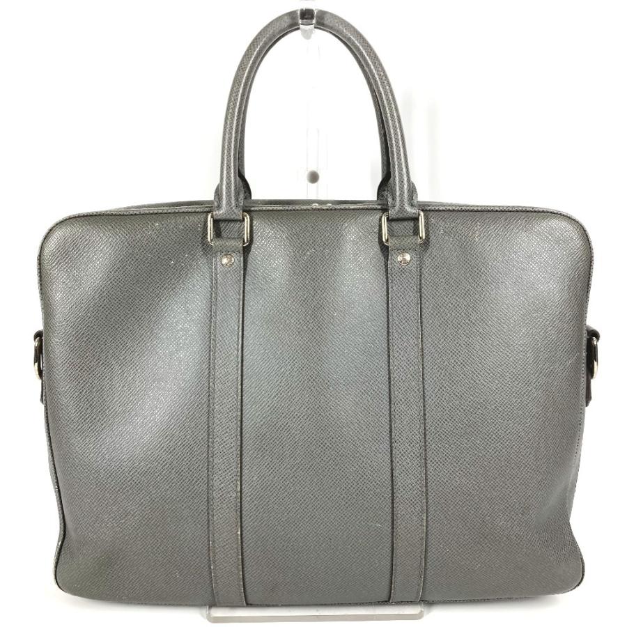 LOUIS VUITTON ルイヴィトン M30640  ポルトドキュマンヴォワヤージュ PDV トートバッグ タイガ ビジネスバッグ グラシエ  グレー【中古】 | LOUIS VUITTON | 01