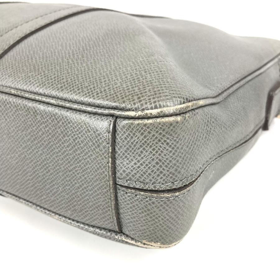 LOUIS VUITTON ルイヴィトン M30640  ポルトドキュマンヴォワヤージュ PDV トートバッグ タイガ ビジネスバッグ グラシエ  グレー【中古】 | LOUIS VUITTON | 05