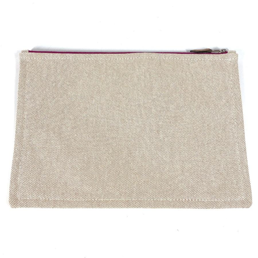 美品 HERMES エルメス ヨッティングGM ヨッティング GM クラッチバッグ カバン メイクポーチ マルチポーチ ポーチ ピンク【中古】 | HERMES | 01