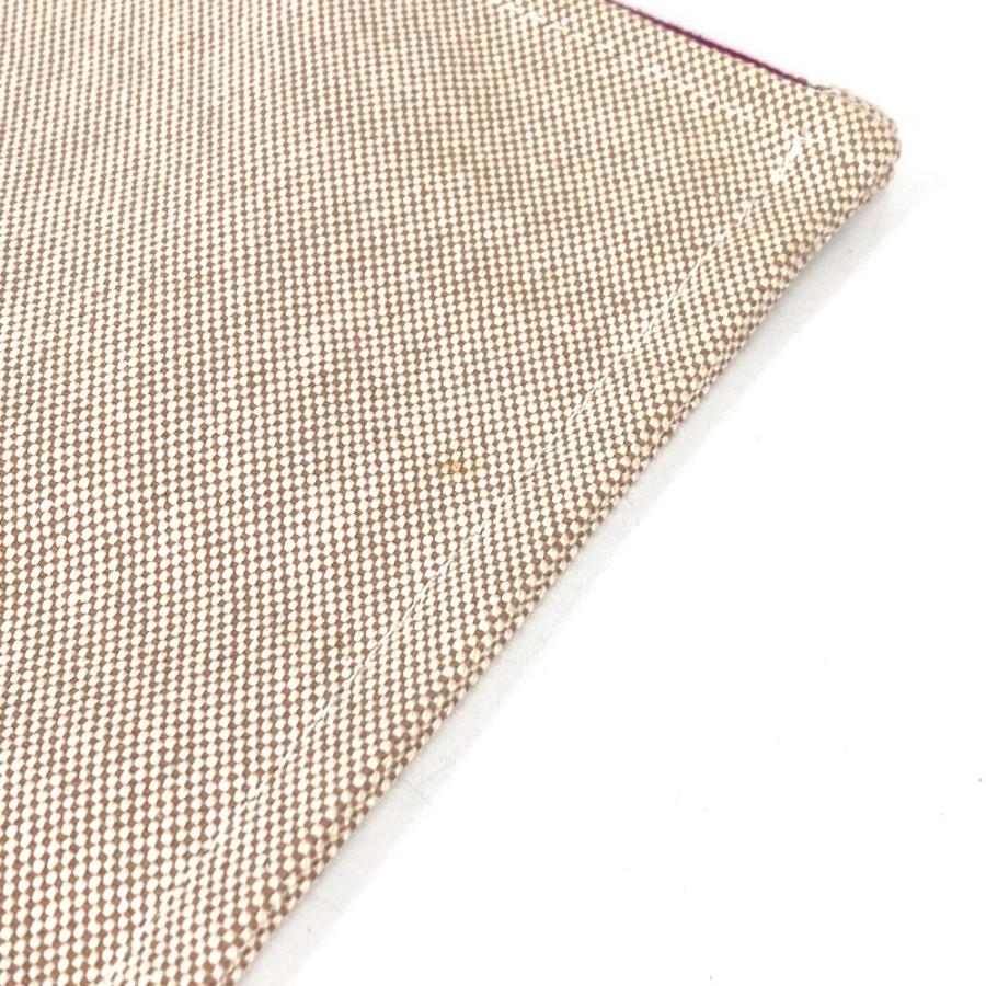 美品 HERMES エルメス ヨッティングGM ヨッティング GM クラッチバッグ カバン メイクポーチ マルチポーチ ポーチ ピンク【中古】 | HERMES | 07