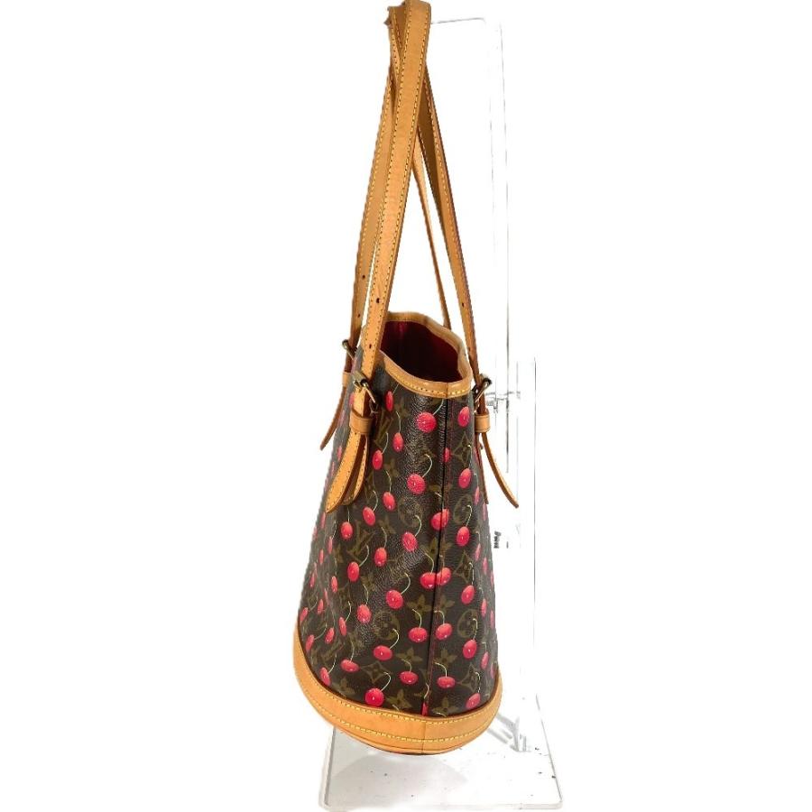LOUIS VUITTON ルイヴィトン  M95012 バケットPM   カバン  モノグラムチェリー 村上隆 ショルダーバッグ レッド ユニセックス【中古】 | LOUIS VUITTON | 02