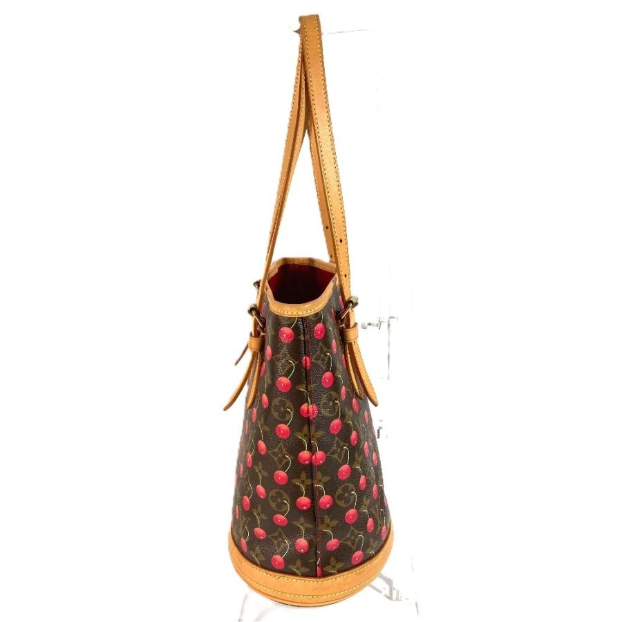 LOUIS VUITTON ルイヴィトン  M95012 バケットPM   カバン  モノグラムチェリー 村上隆 ショルダーバッグ レッド ユニセックス【中古】 | LOUIS VUITTON | 03