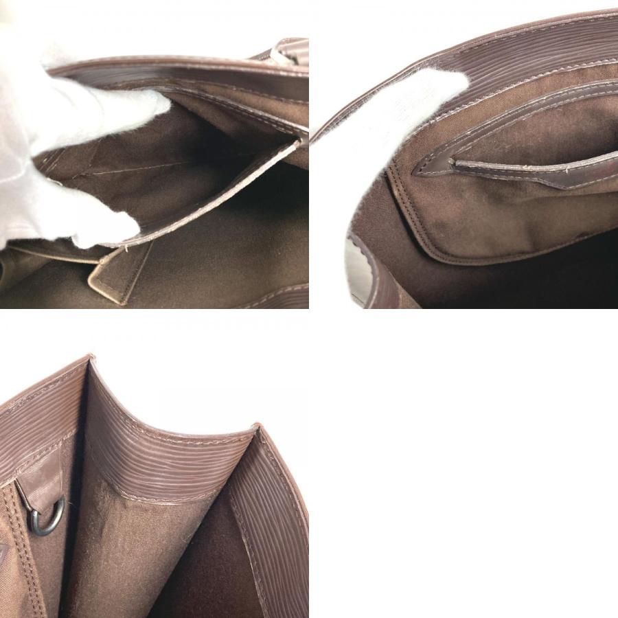 LOUIS VUITTON ルイヴィトン M5274D   サックプラPM  サックプラ PM カバン 縦型 トートバッグ  エピ ハンドバッグ モカ ブラウン【中古】 | LOUIS VUITTON | 09