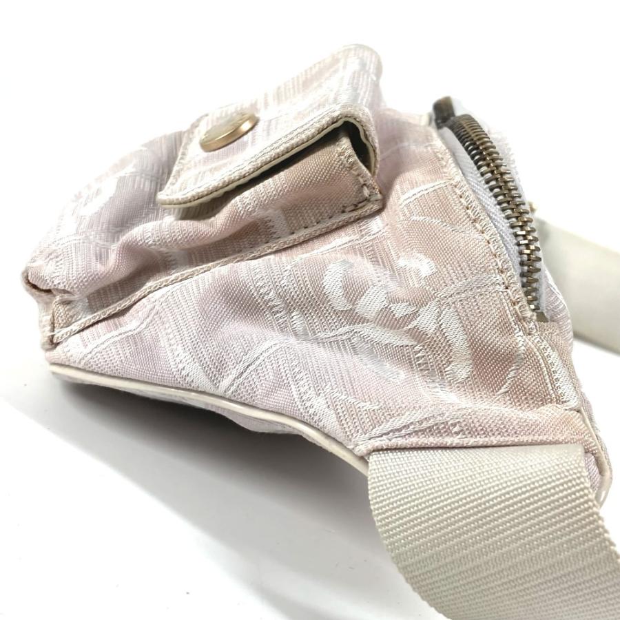 CHANEL シャネル ウエストポーチ カバン ウエストバッグ 斜め掛け ベルトバッグ ニュートラベルライン ボディバッグ ピンク【中古】 | CHANEL | 05