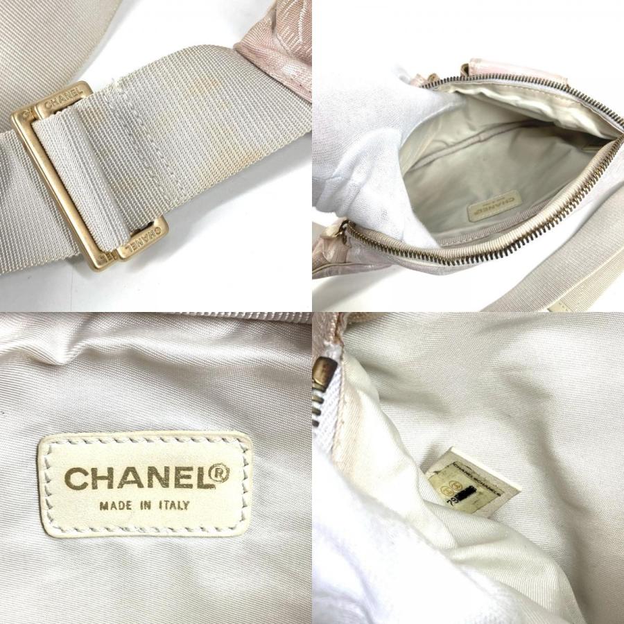 CHANEL シャネル ウエストポーチ カバン ウエストバッグ 斜め掛け ベルトバッグ ニュートラベルライン ボディバッグ ピンク【中古】 | CHANEL | 08
