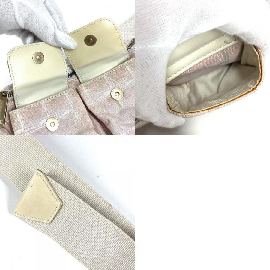 CHANEL シャネル ウエストポーチ カバン ウエストバッグ 斜め掛け ベルトバッグ ニュートラベルライン ボディバッグ ピンク【中古】 | CHANEL | 09