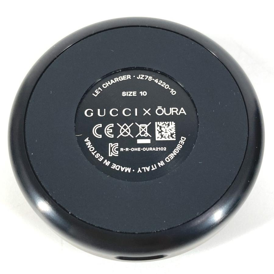 新品同様 GUCCI グッチ スマートリング インターロッキングG アクセサリー 電子機器 オーラ OURA リング・指輪 ブラック【中古】 | GUCCI | 02