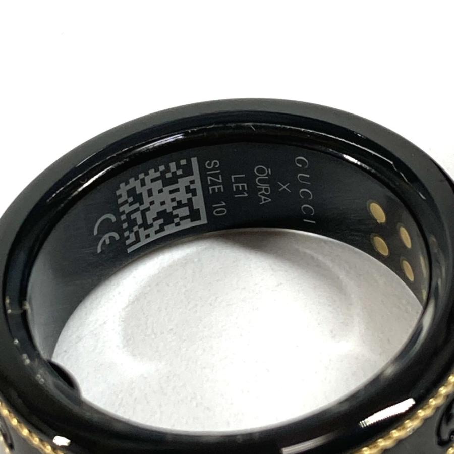 新品同様 GUCCI グッチ スマートリング インターロッキングG アクセサリー 電子機器 オーラ OURA リング・指輪 ブラック【中古】 | GUCCI | 06