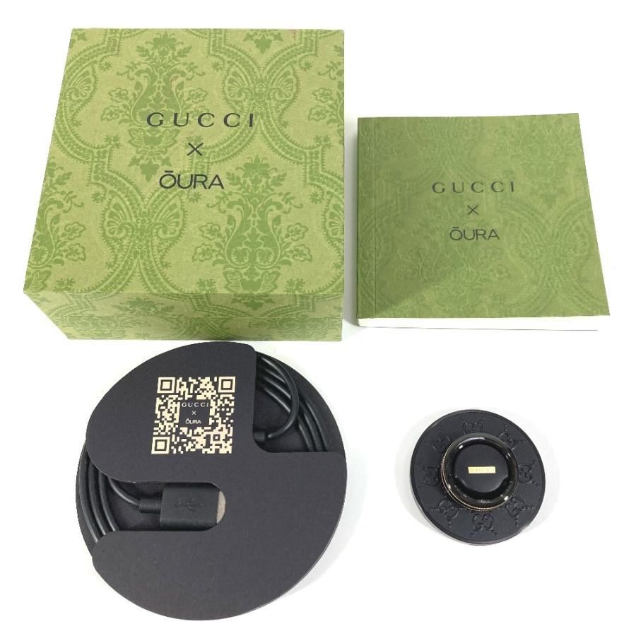 新品同様 GUCCI グッチ スマートリング インターロッキングG アクセサリー 電子機器 オーラ OURA リング・指輪 ブラック【中古】 | GUCCI | 09