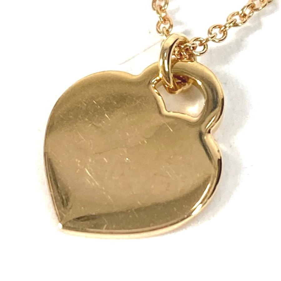TIFFANY&Co. ティファニー リターン トゥダブル ハート タグ ネックレス ダイヤモンド  K18 金 チェーンネックレス  ゴールド【中古】 | TIFFANY&Co. | 04