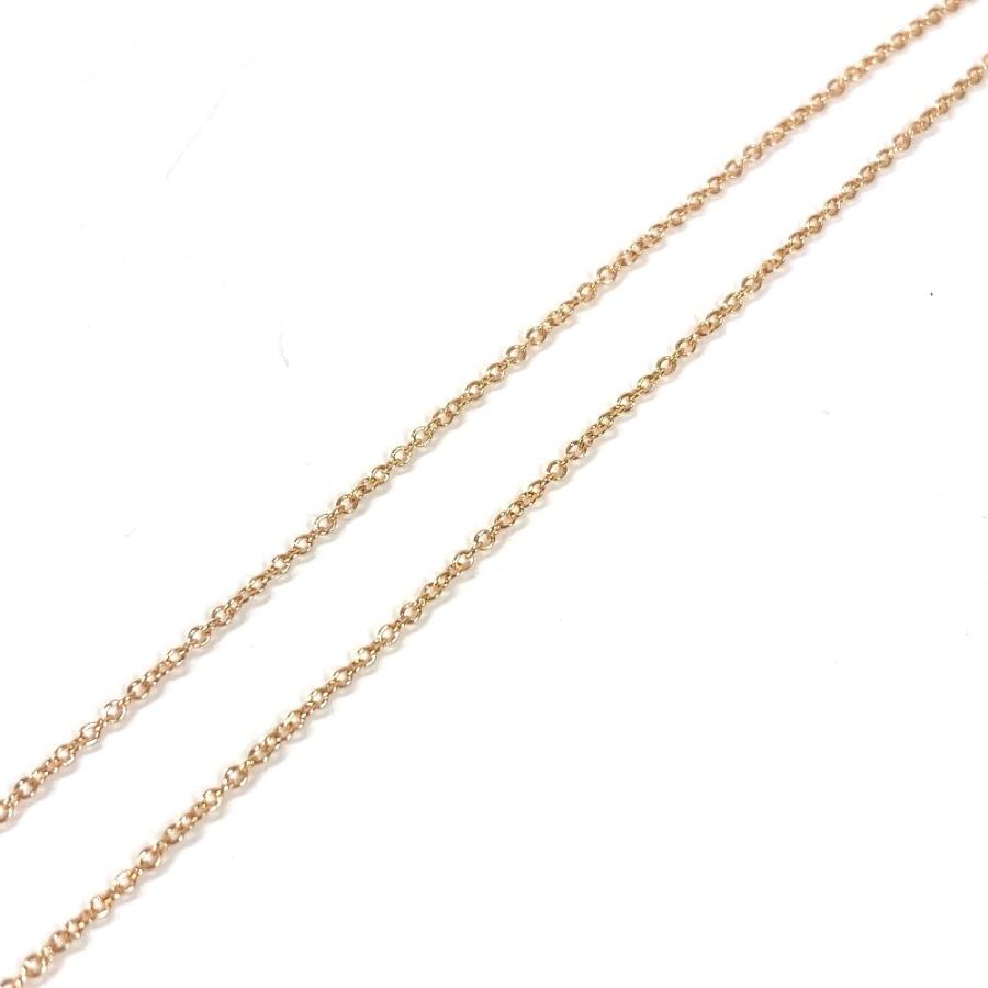TIFFANY&Co. ティファニー リターン トゥダブル ハート タグ ネックレス ダイヤモンド  K18 金 チェーンネックレス  ゴールド【中古】 | TIFFANY&Co. | 09