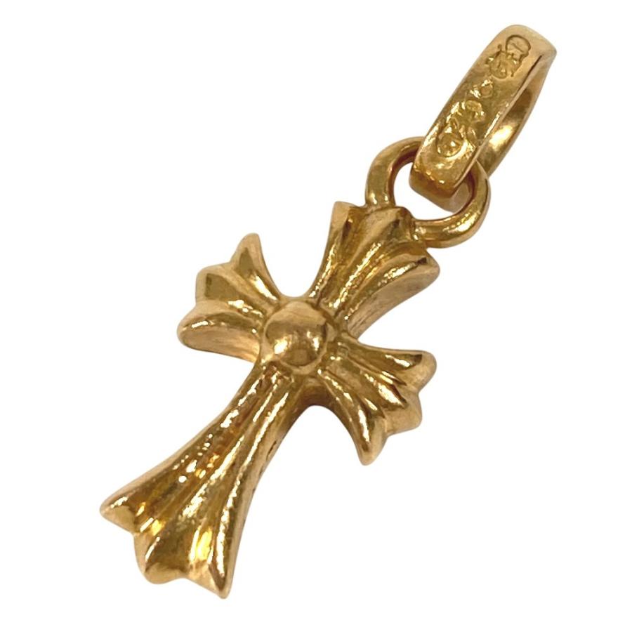 CHROME HEARTS クロムハーツ クロス ベイビー ファット チャーム ジュエリー K22 ネックレス ダイヤ ペンダントトップ ゴールド【中古】 |  | 01