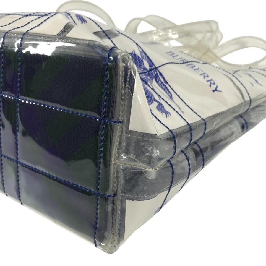 BURBERRY バーバリー 8079639 EKD ロゴ カバン 肩掛け トートバッグ ショルダーバッグ クリア ユニセックス【中古】 | BURBERRY | 05