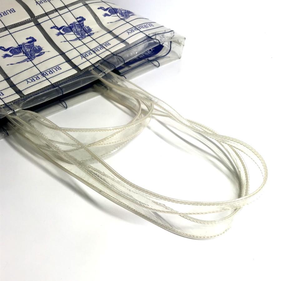BURBERRY バーバリー 8079639 EKD ロゴ カバン 肩掛け トートバッグ ショルダーバッグ クリア ユニセックス【中古】 | BURBERRY | 07