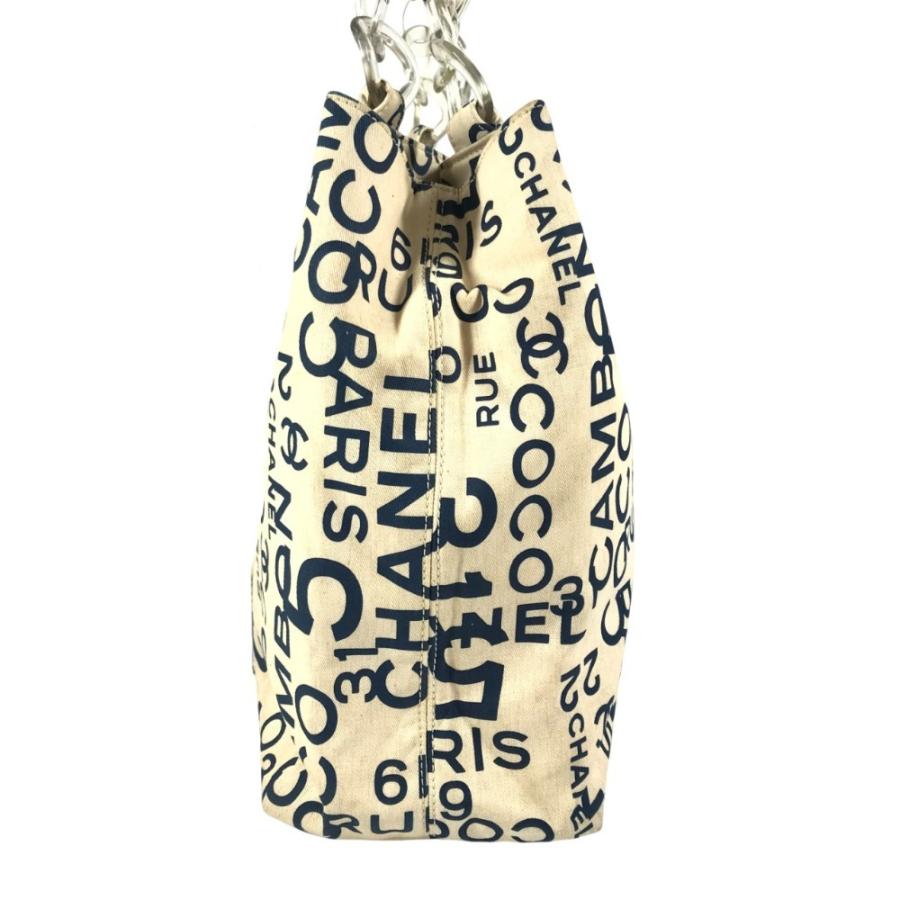 CHANEL シャネル CC ココマーク ロゴ  カバン 肩掛け プラスチックチェーン  トートバッグ バイシーライン ショルダーバッグ【中古】 | CHANEL | 02