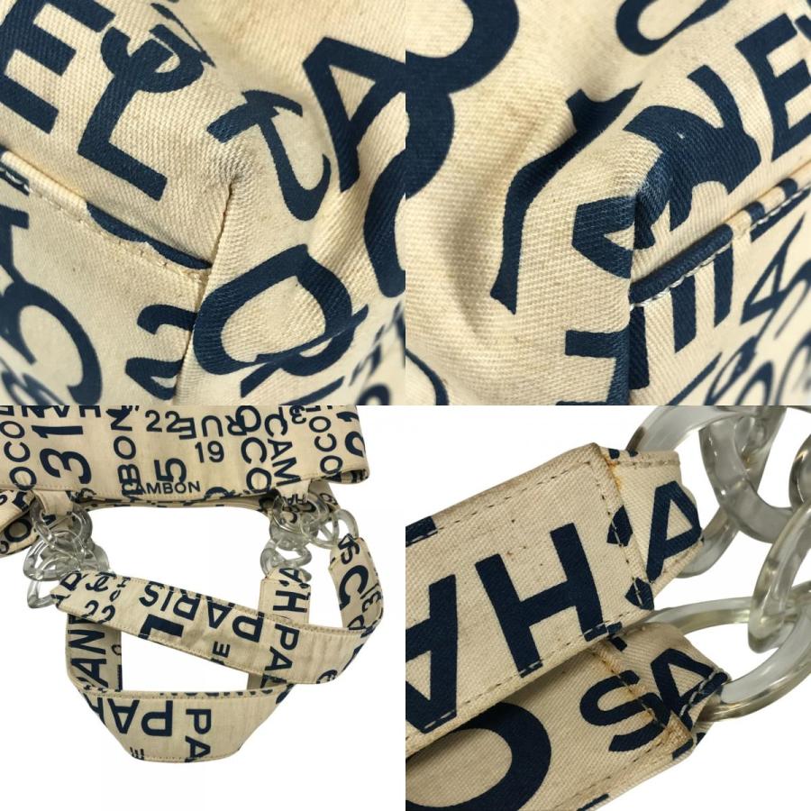 CHANEL シャネル CC ココマーク ロゴ  カバン 肩掛け プラスチックチェーン  トートバッグ バイシーライン ショルダーバッグ【中古】 | CHANEL | 07