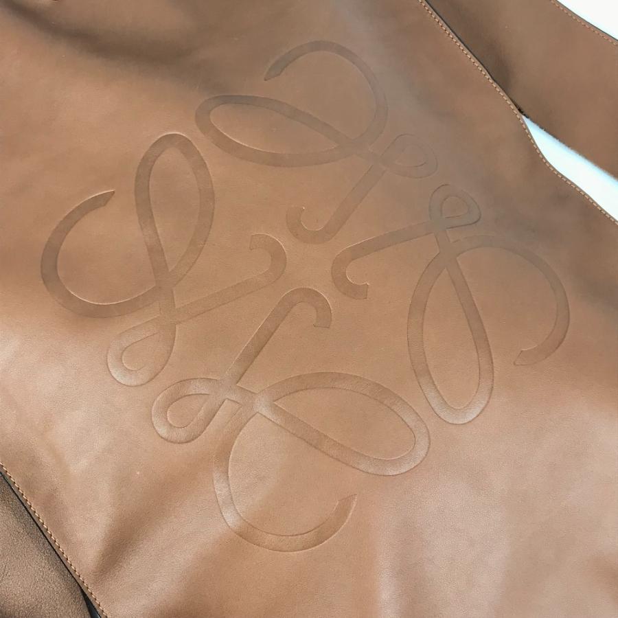 LOEWE ロエベ ロゴ アナグラム ショッパーバックパック  カバン バックパック リュックサック ブラウン レディース【中古】 | LOEWE | 05
