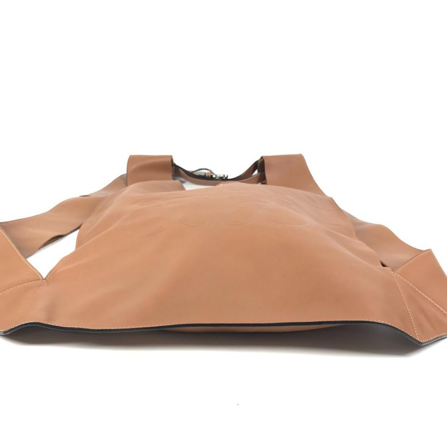 LOEWE ロエベ ロゴ アナグラム ショッパーバックパック  カバン バックパック リュックサック ブラウン レディース【中古】 | LOEWE | 06