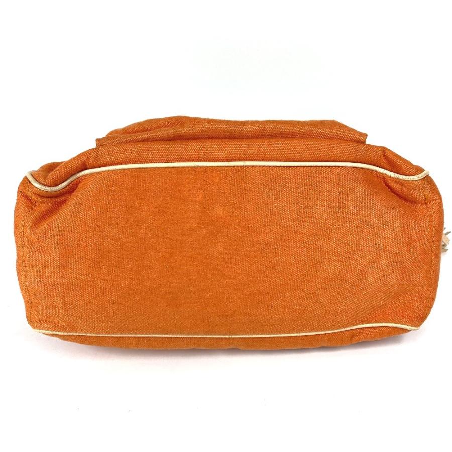 CELINE セリーヌ マカダム ブギーバッグ トートバッグ カバン フリンジ タッセル ロゴ ハンドバッグ オレンジ レディース【中古】 | CELINE | 04