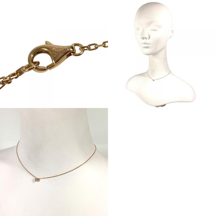 美品 CARTIER カルティエ ディアマン レジェ ハート アクセサリー ジュエリー チェーンネックレス ダイヤ ネックレス ゴールド【中古】 | Cartier | 09