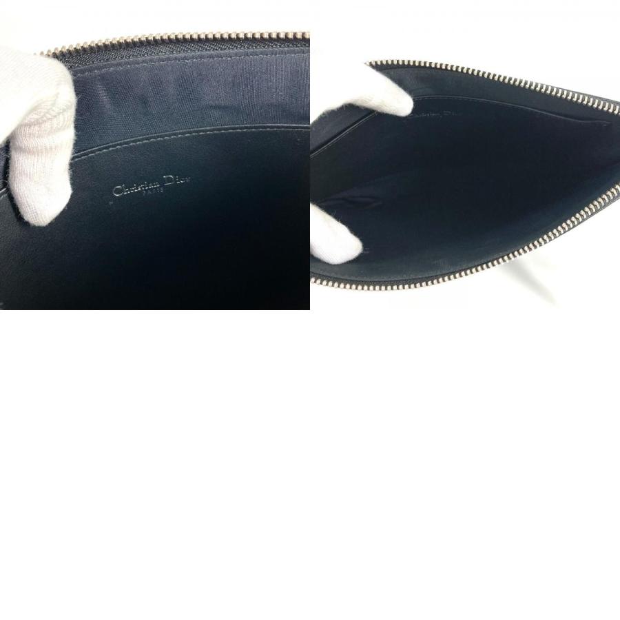Dior ディオール ロゴ カバン セカンドバッグ ポーチ クラッチバッグ ブラック ユニセックス【中古】 |  | 09