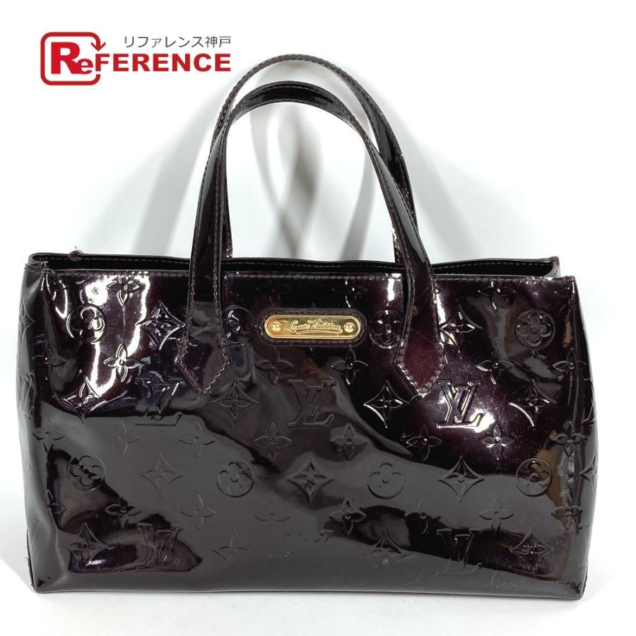 LOUIS VUITTON ルイヴィトン M93641 ウィルシャー PM  トートバッグ モノグラムヴェルニ ハンドバッグ アマラント パープル 【中古】 | LOUIS VUITTON