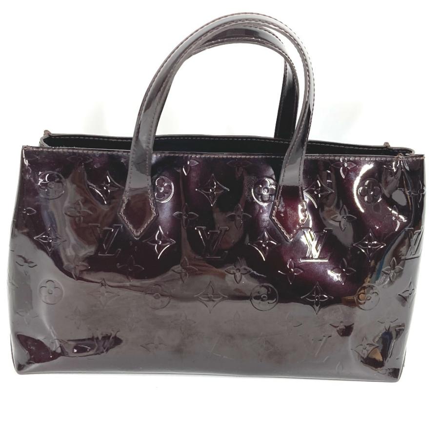 LOUIS VUITTON ルイヴィトン M93641 ウィルシャー PM  トートバッグ モノグラムヴェルニ ハンドバッグ アマラント パープル 【中古】 | LOUIS VUITTON | 01