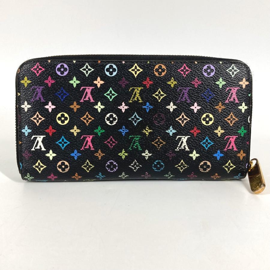 LOUIS VUITTON ルイヴィトン M60244  ジッピーウォレット ロングウォレット  モノグラムマルチカラー 長財布 ノワール ブラック 【中古】 | LOUIS VUITTON | 01