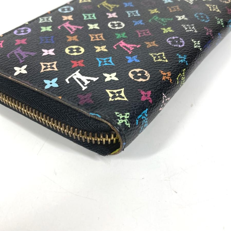 LOUIS VUITTON ルイヴィトン M60244  ジッピーウォレット ロングウォレット  モノグラムマルチカラー 長財布 ノワール ブラック 【中古】 | LOUIS VUITTON | 03