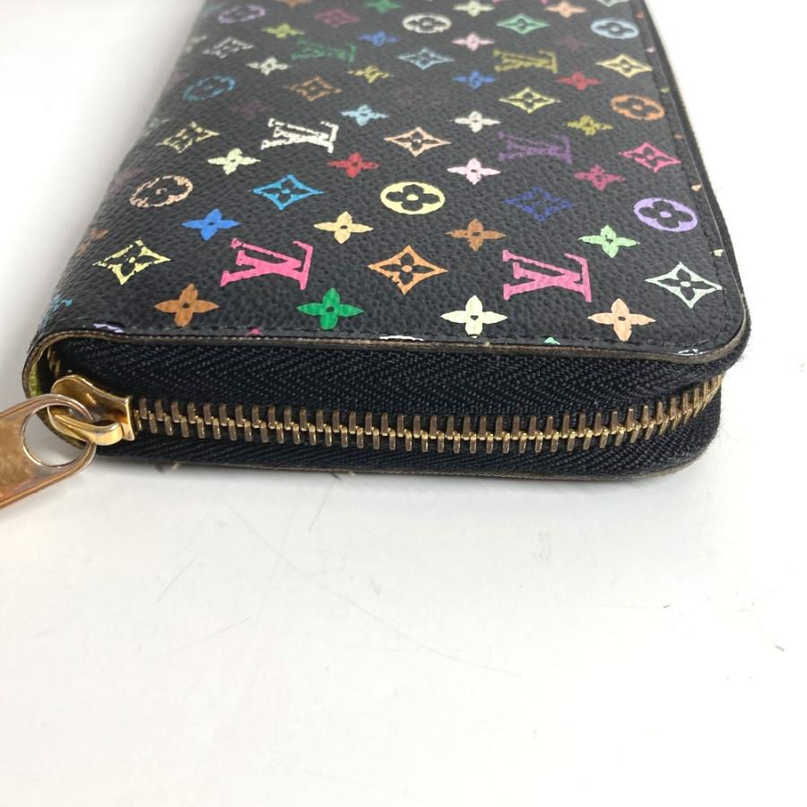 LOUIS VUITTON ルイヴィトン M60244  ジッピーウォレット ロングウォレット  モノグラムマルチカラー 長財布 ノワール ブラック 【中古】 | LOUIS VUITTON | 06