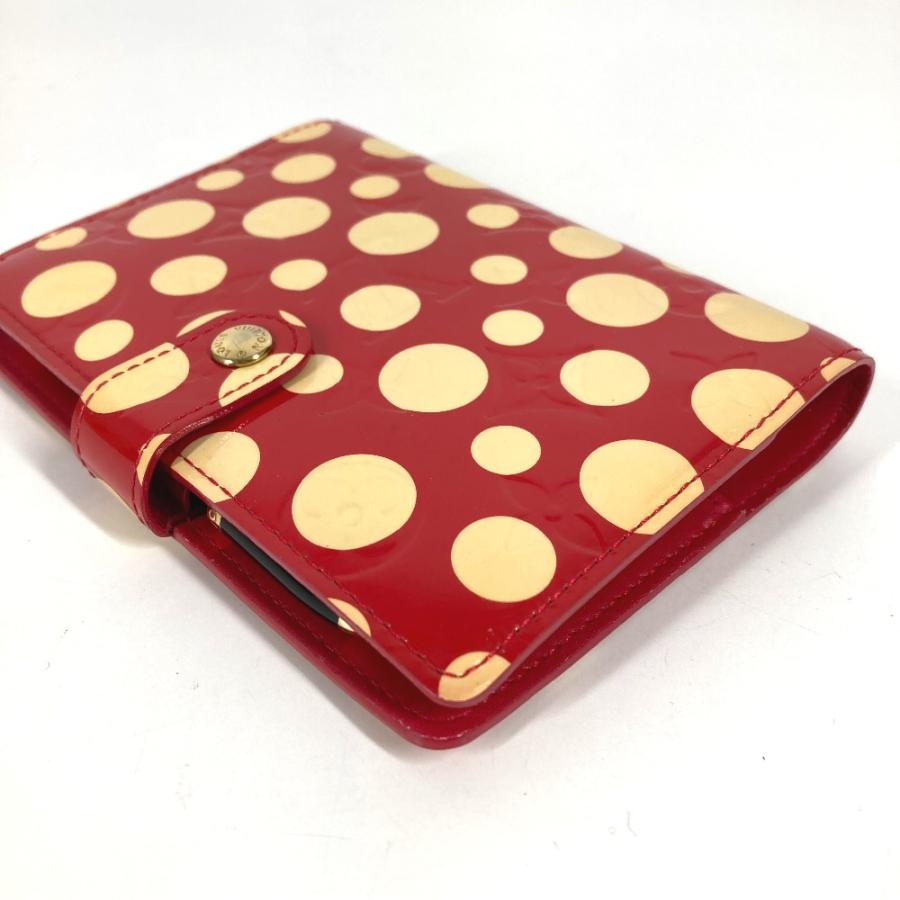 LOUIS VUITTON ルイヴィトン M91518 アジェンダPM  システム手帳 モノグラムヴェルニ 草間彌生コラボ 手帳カバー レッド【中古】 | LOUIS VUITTON | 02