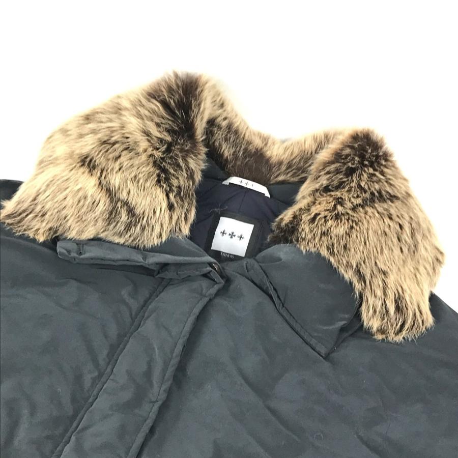 TATRAS タトラス  LTA13A4287 ダウンポンチョ ファー付き アパレル アウター 羽織 トップス ロゴ ポンチョ ネイビー系 レディース【中古】 |  | 03