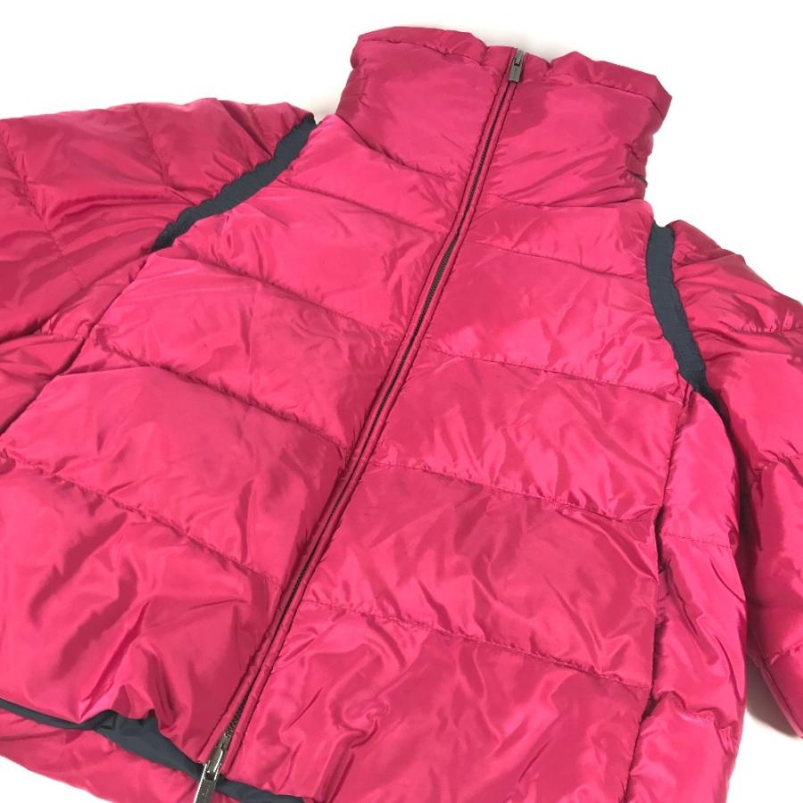 MIUMIU ミュウミュウ ショート ダウン  アパレル アウター 羽織 トップス ポンチョ ロゴ フード付き ポンチョ ダウンジャケット ピンク系【中古】 | miu miu | 02