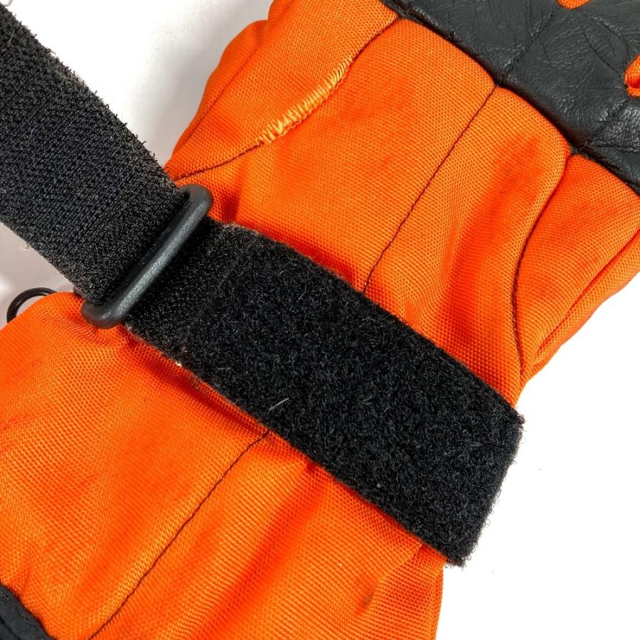 GUCCI グッチ ロゴ グローブ アクセサリー 手袋 オレンジ メンズ【中古】 | GUCCI | 07