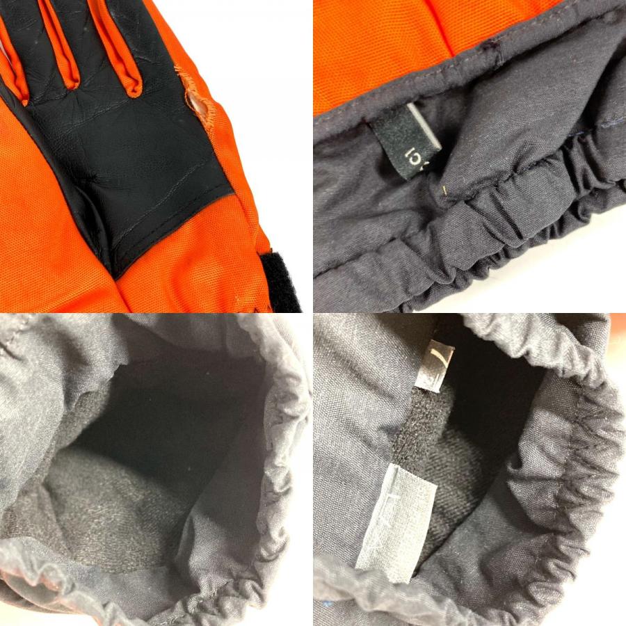 GUCCI グッチ ロゴ グローブ アクセサリー 手袋 オレンジ メンズ【中古】 | GUCCI | 09