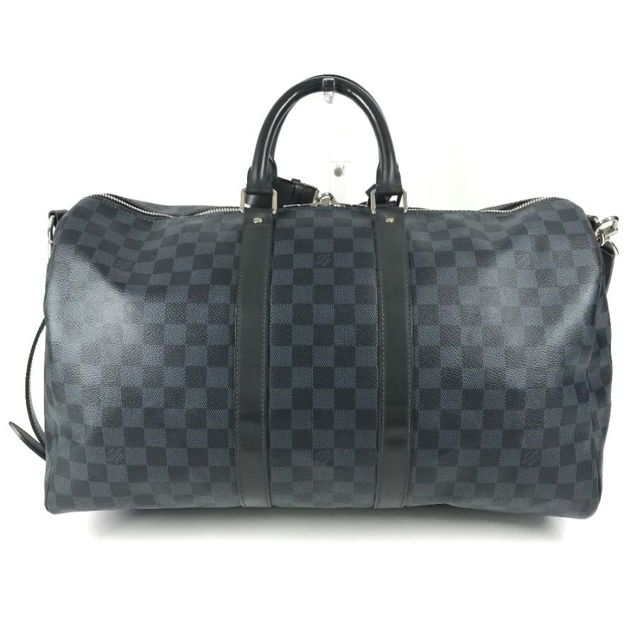 LOUIS VUITTON ルイヴィトン N41349  キーポル バンドリエール45 2WAY ショルダーバッグ ダミエコバルト ボストンバッグ ネイビー【中古】 | LOUIS VUITTON | 01